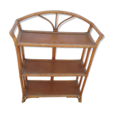 Rattan shelf