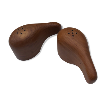 Scandinavian teak pepper shaker