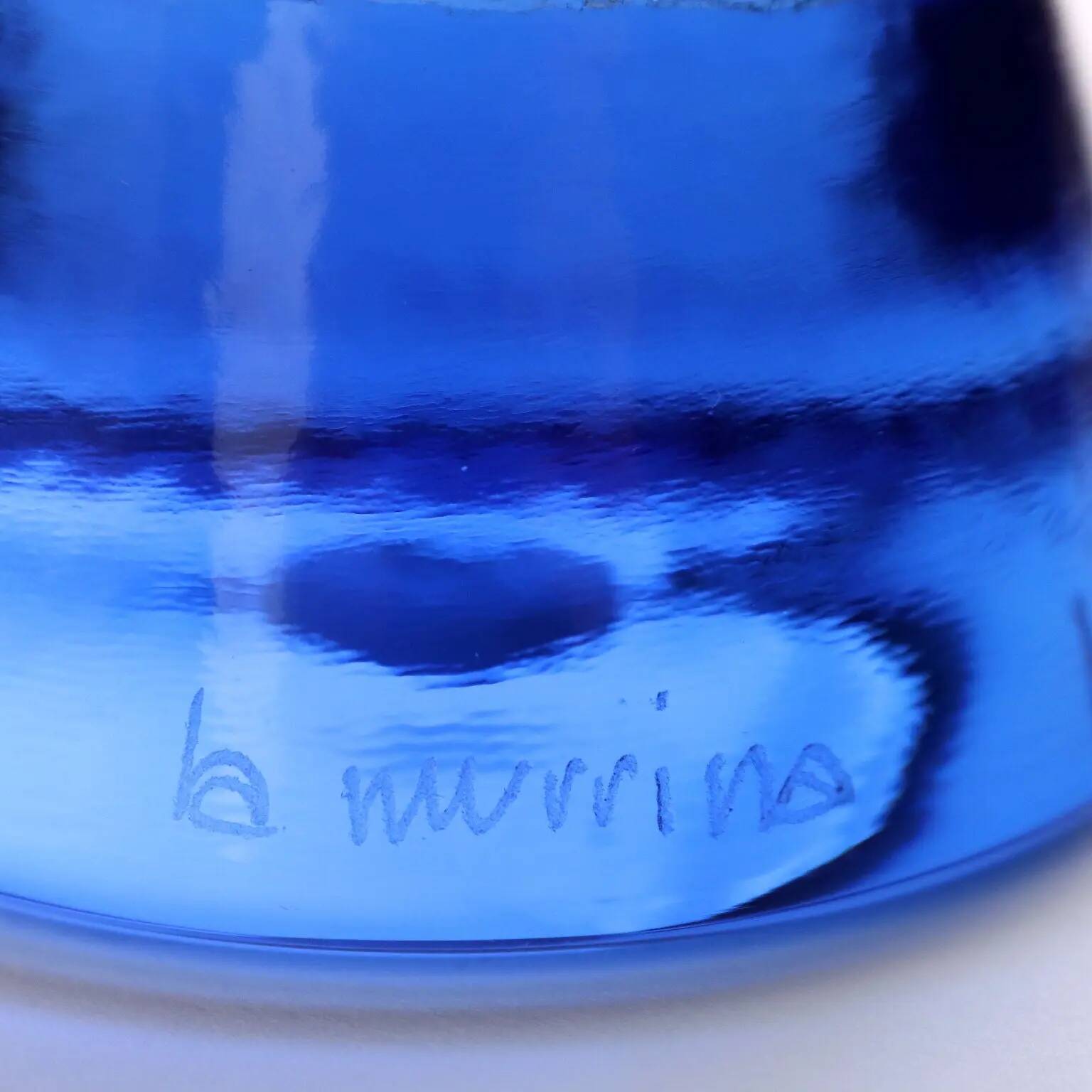 Vintage La Murrina glass vase, Italy, 2001