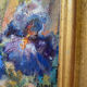 Table with two irises signed Fragal.