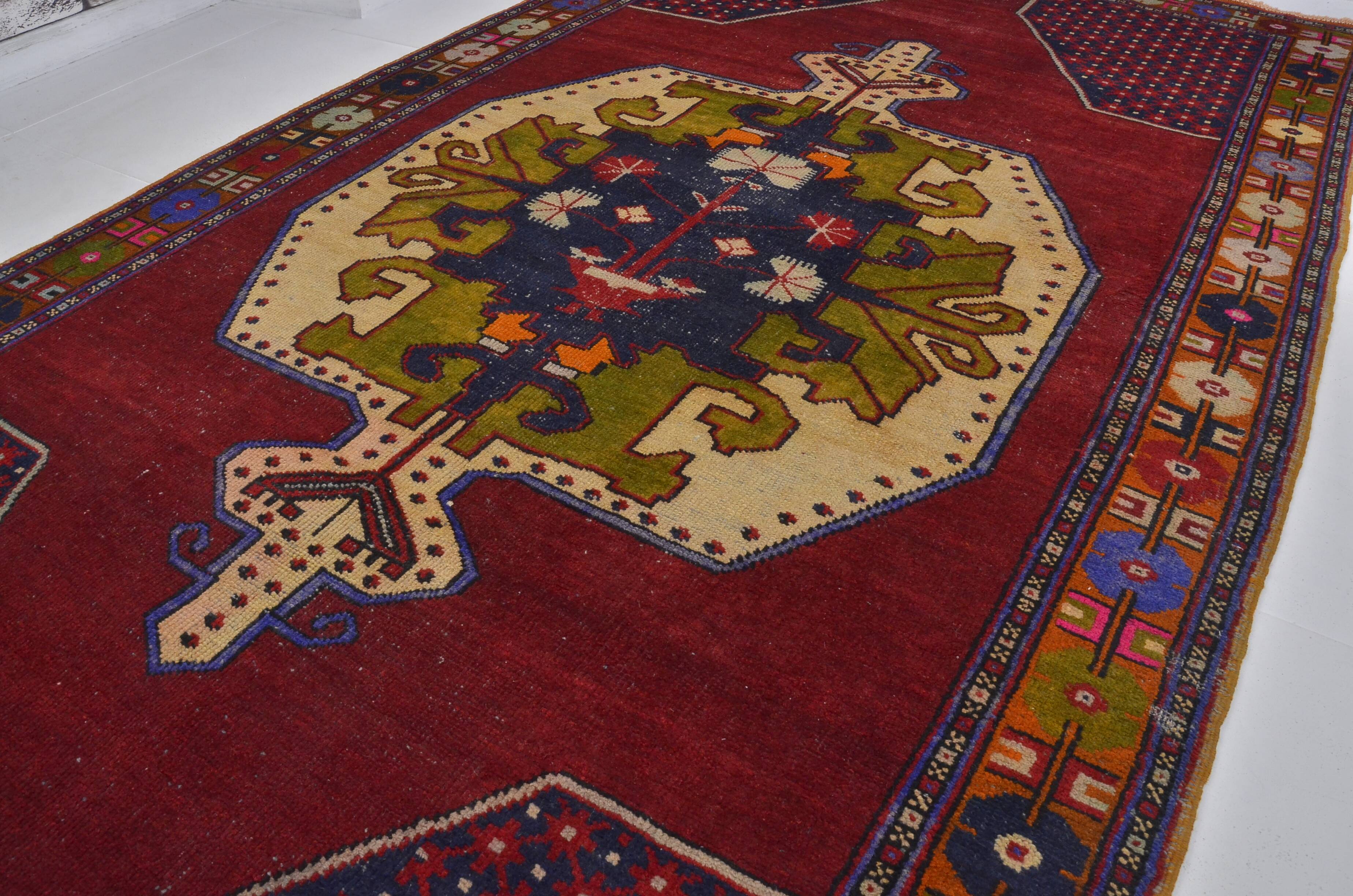 Oushak Vintage Anatolian Carpet sku a15