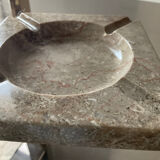 Vintage marble ashtray 70s