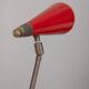 Lampe de table vintage des années 1950, abat-jour conique, design stilnovo