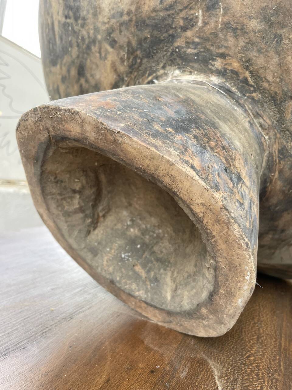 XL wooden Tuareg dish