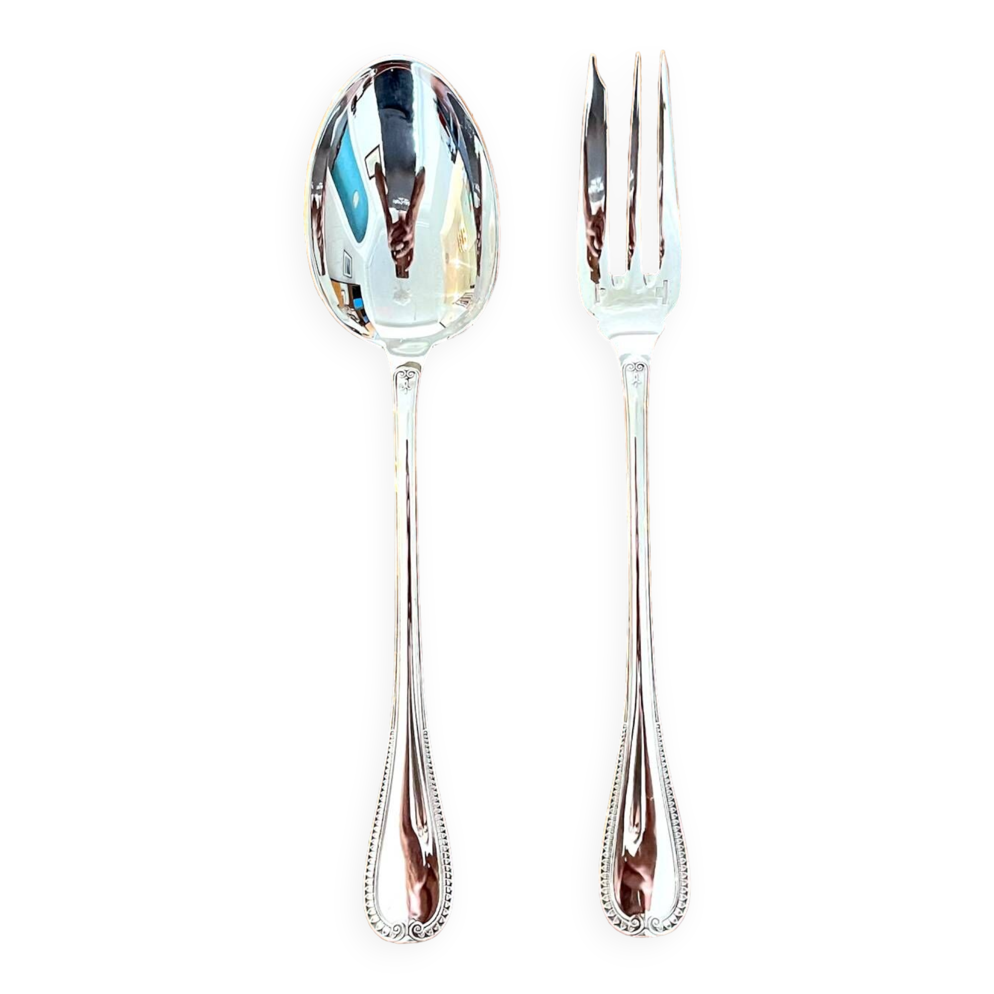 Christofle Malmaison service cutlery 25 cm silver metal new condition