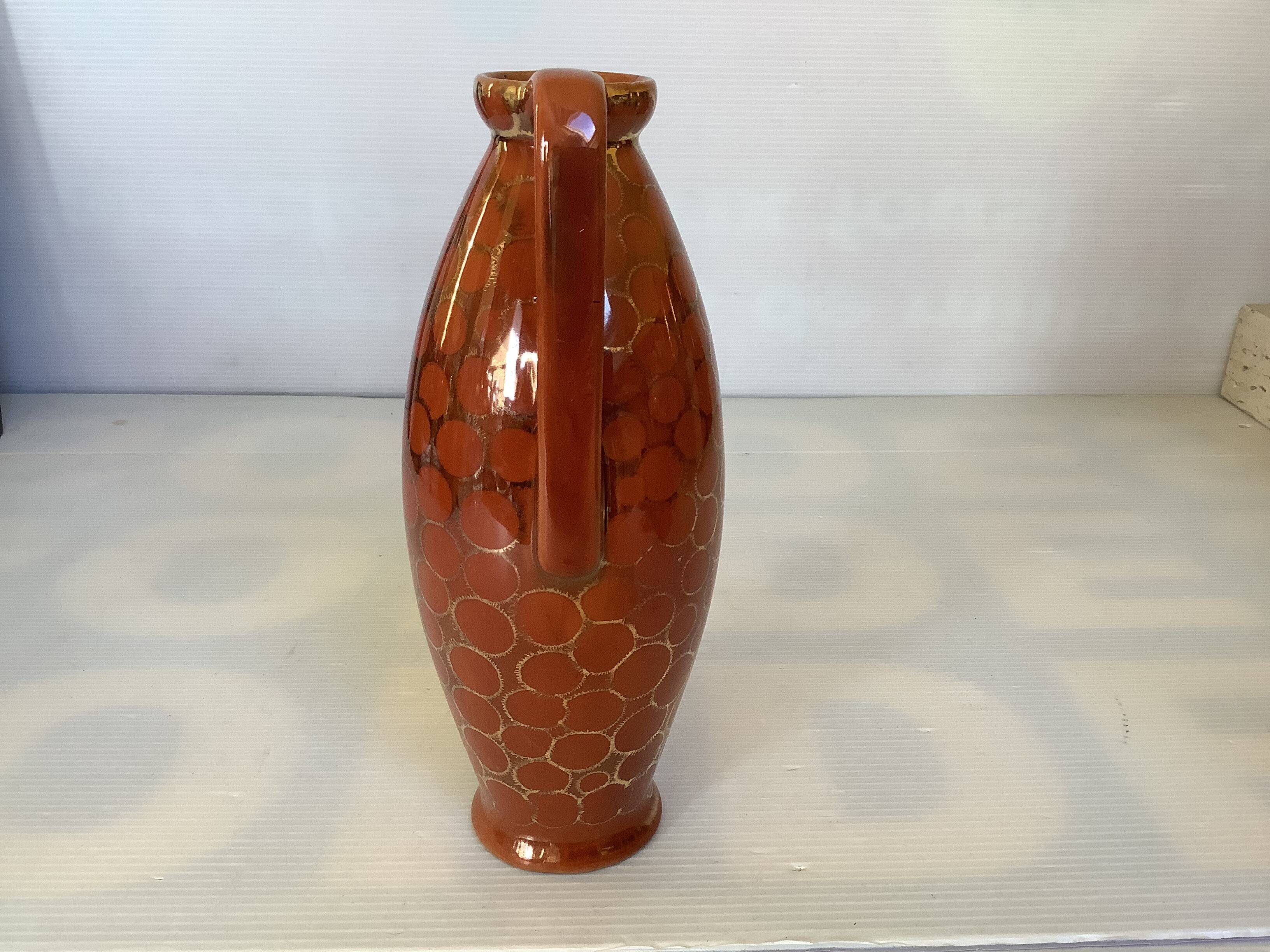 Vase marron et doré Germany
