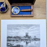 Ross Castle, Killarney, Ireland, printed illustration from 1879.