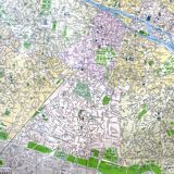 Map poster - Plan de Paris, 1981