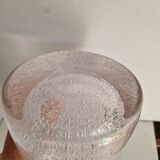Large bubble glass vase in Biot style