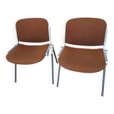 Set of 2 Castelli DSC 106 chairs