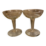 Coupe à champagne jaune
