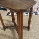 Art Deco wooden side table / end of vintage sofa or pedestal table