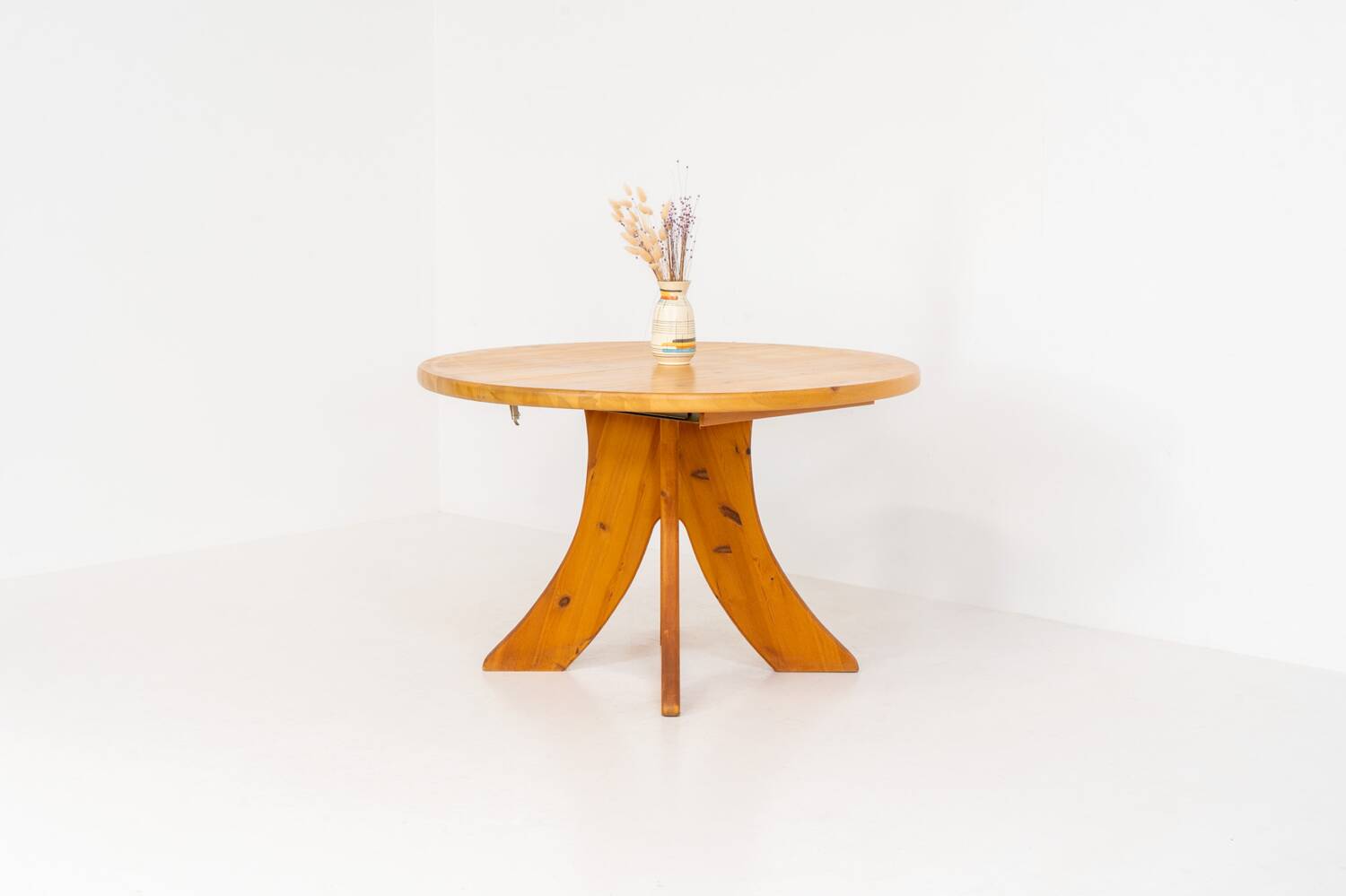 Dining set in pine with 4 chairs by Vamdrup
