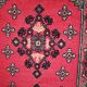 Algerian vintage carpet berber handmade 101cm x 215cm 1970s, 1c404