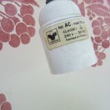 Magnificent Vianne Art Nouveau style 1-burner basin, in patterned purple glass