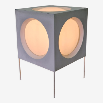 Lampe Cube par Carl Moor pour BAG Turgi Suisse Années 1960