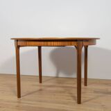 Table à manger ronde extensible en palissandre du milieu du siècle de McIntosh, Royaume-Uni, années 1960