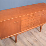 Restored Retro Teak 1960s Jentique Sideboard Cabinet