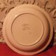 Hollow round plate Armelle Sarreguemines hand-painted