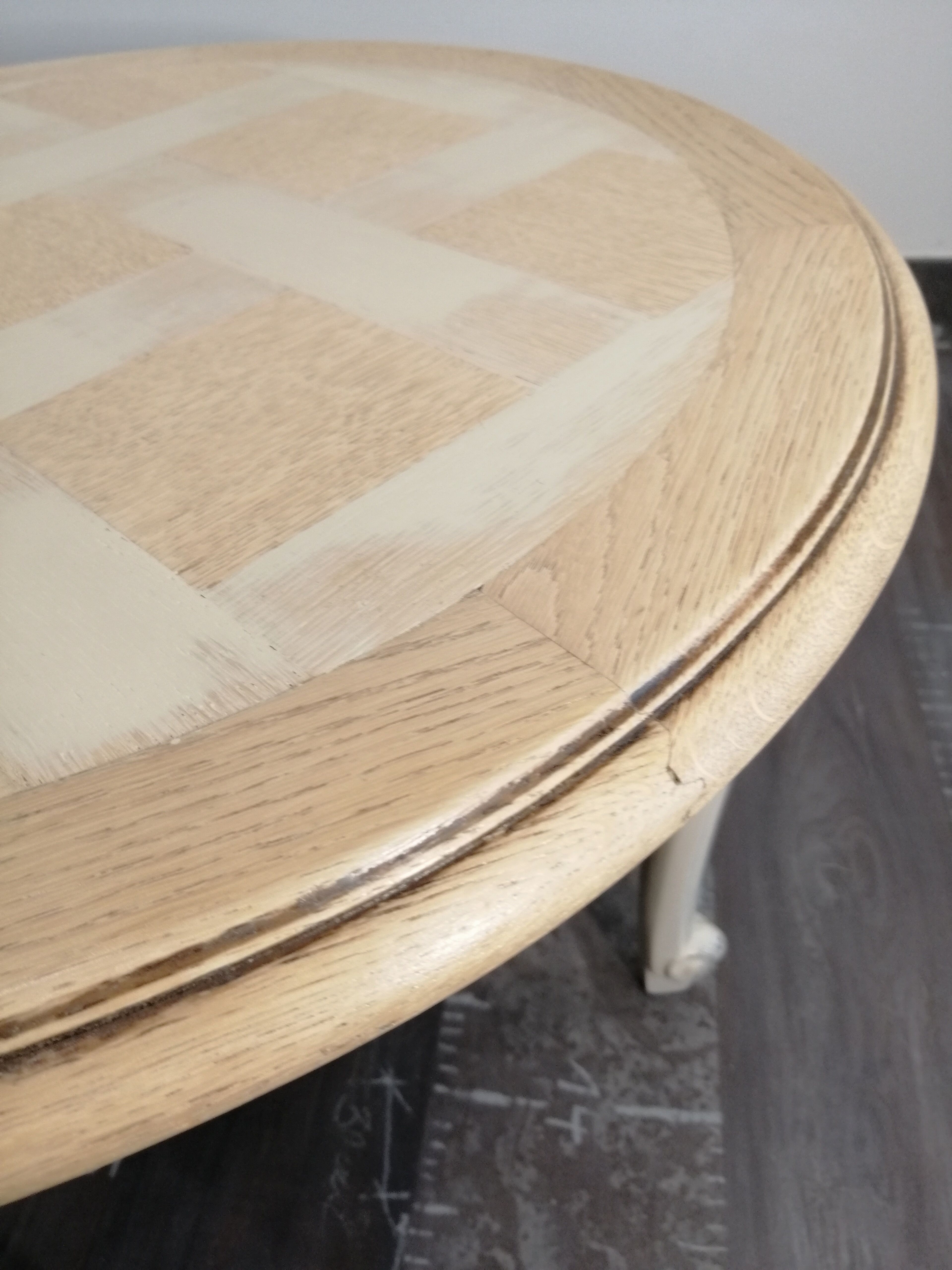 Louis XV style table makeover