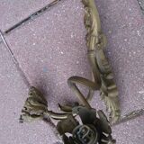 bronze wall light in the rococo style from the late 19th century