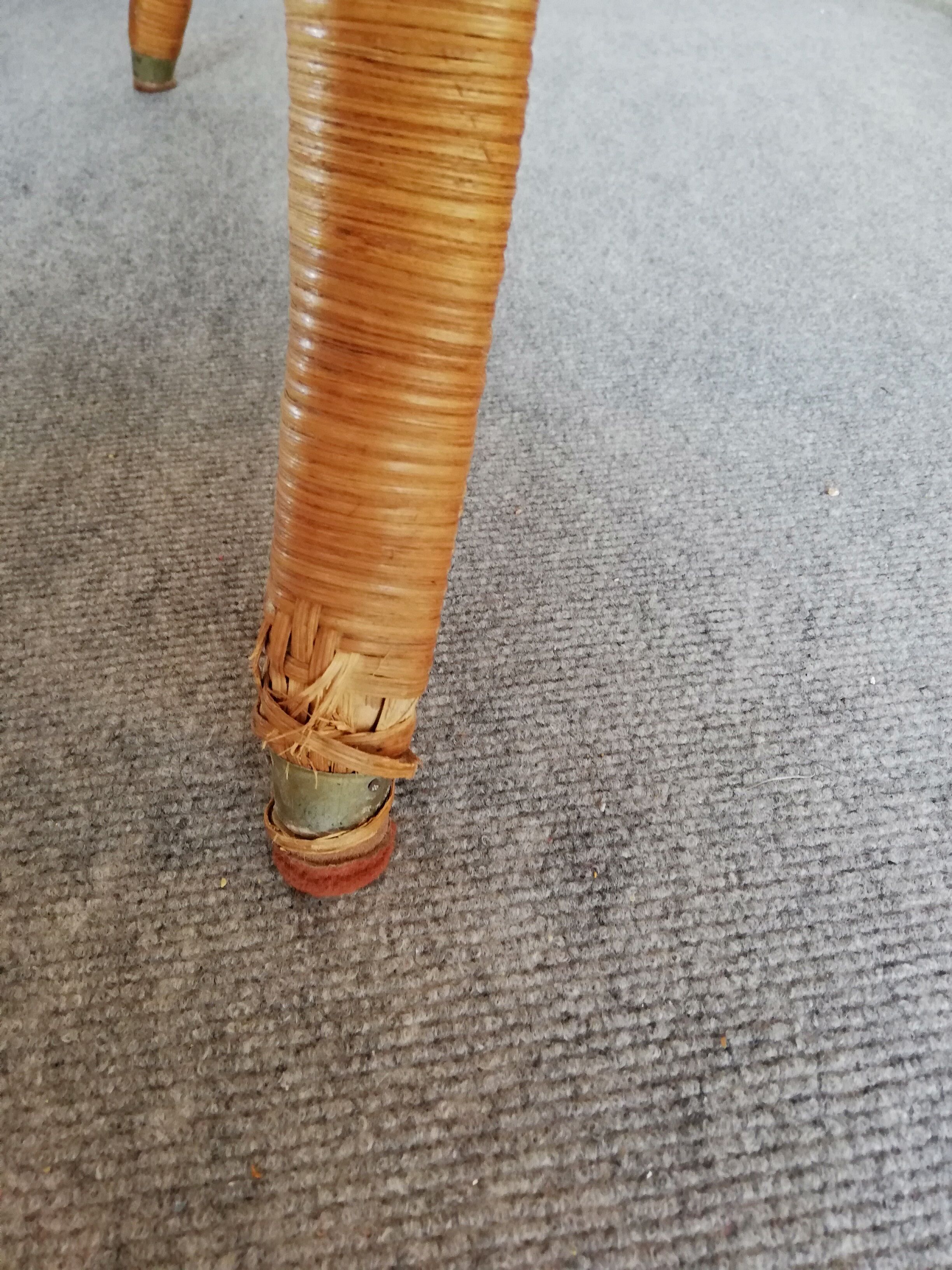 Coffee table Peacock rattan