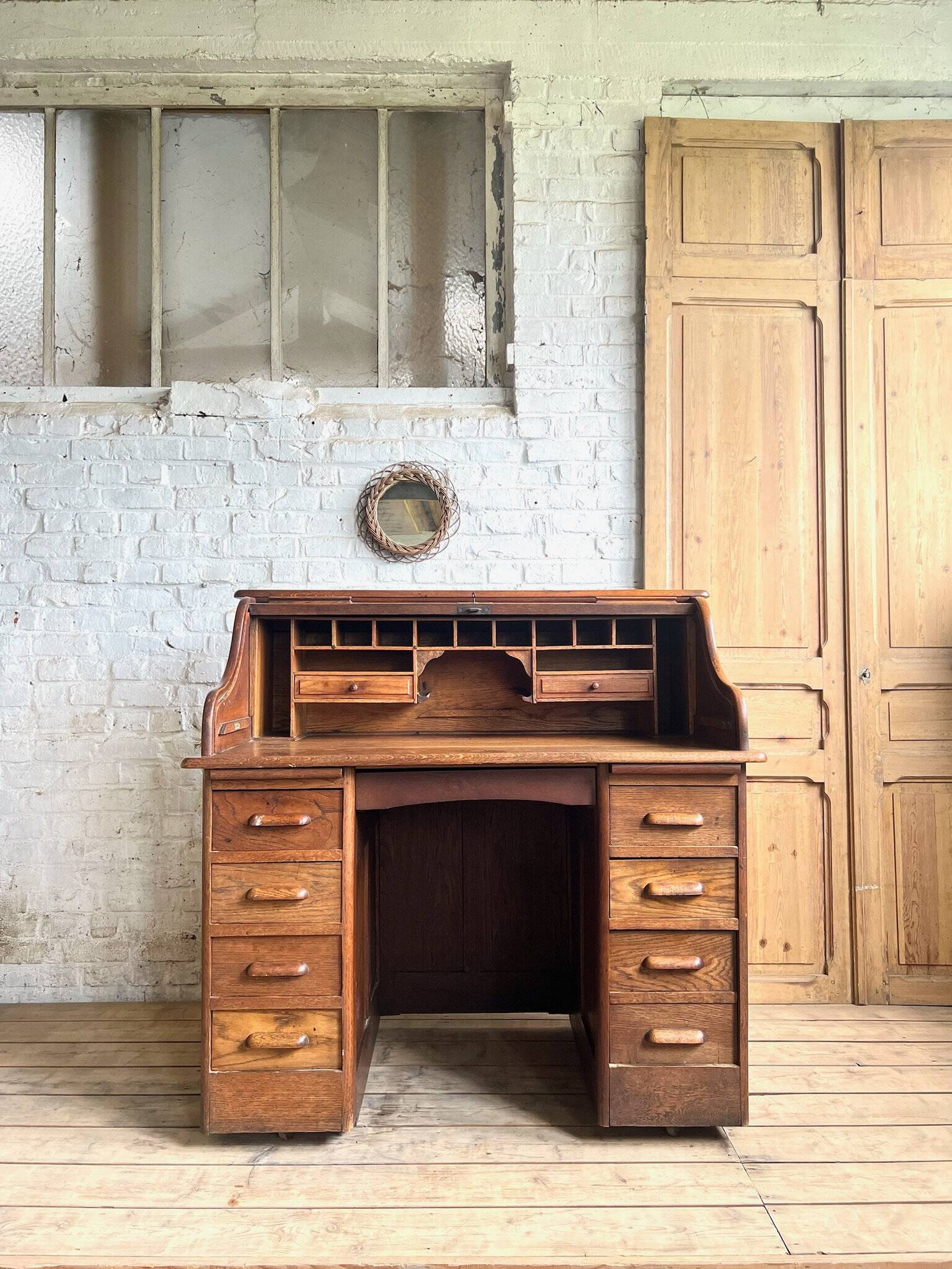 Old "American" desk Bouchery-Grenier