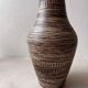 70s Spara ceramic Japandi vase, minimalist vase.