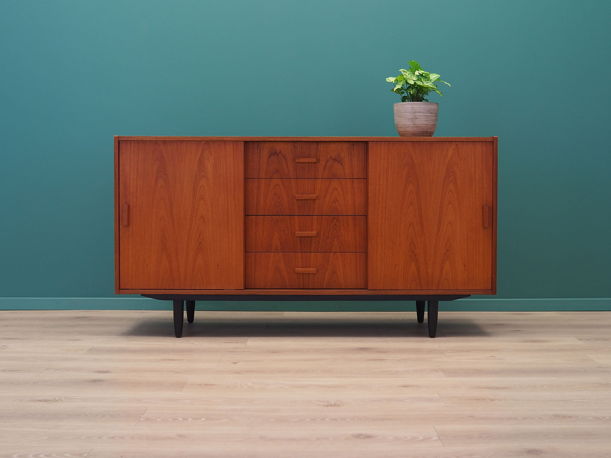 Teak sideboard, Danish design, 1970s, production: Denmark