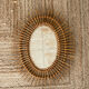 Rattan mirror 1960 48x60cm