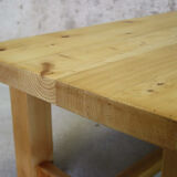 Solid pine coffee table