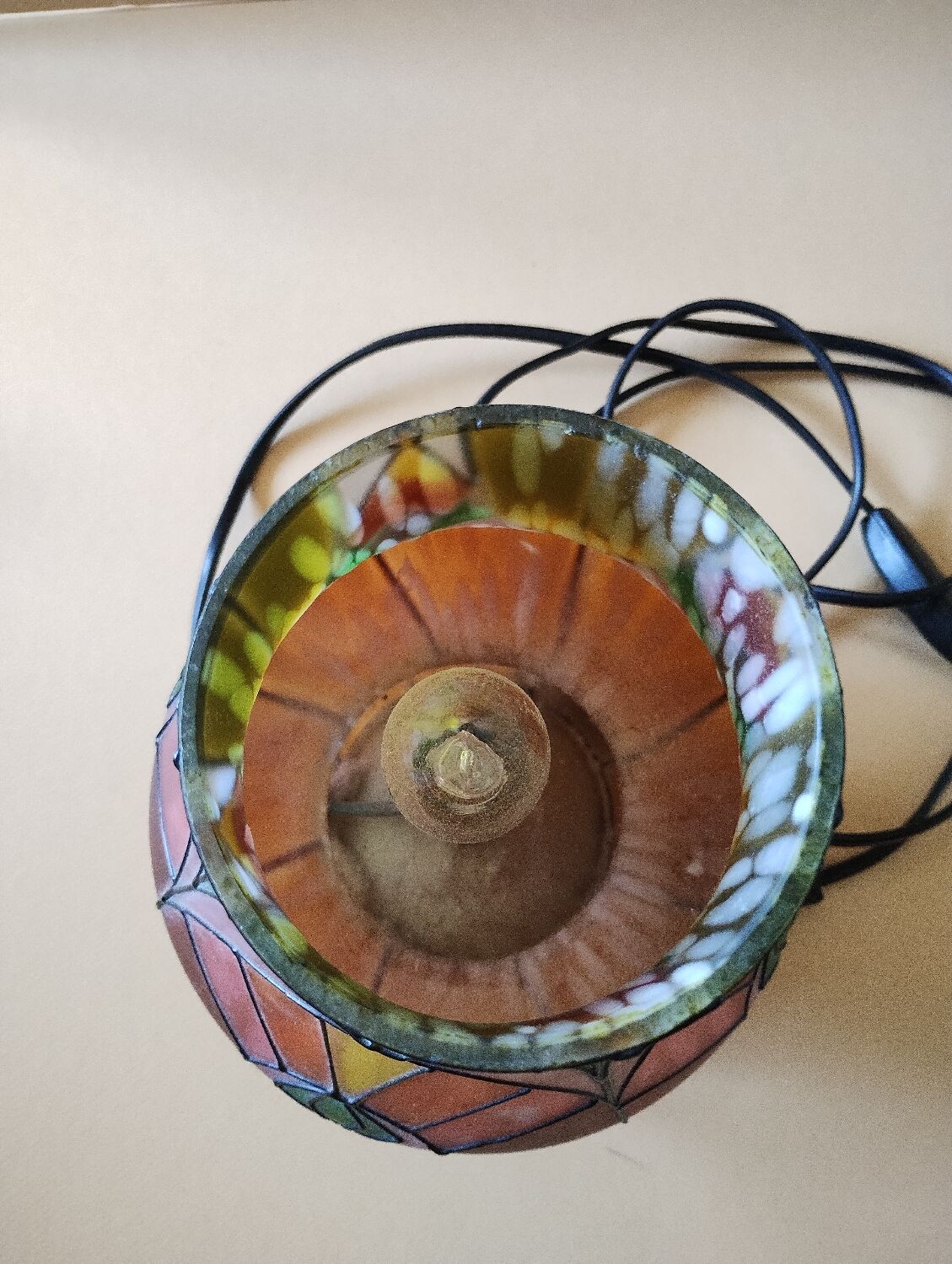 Stained glass lamp
