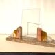 Old Art Deco marble photo holder