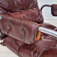 Années 70, design danois, chaise longue, cuir, état d’origine