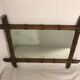 Miroir en bambou années 60 - 63x47cm