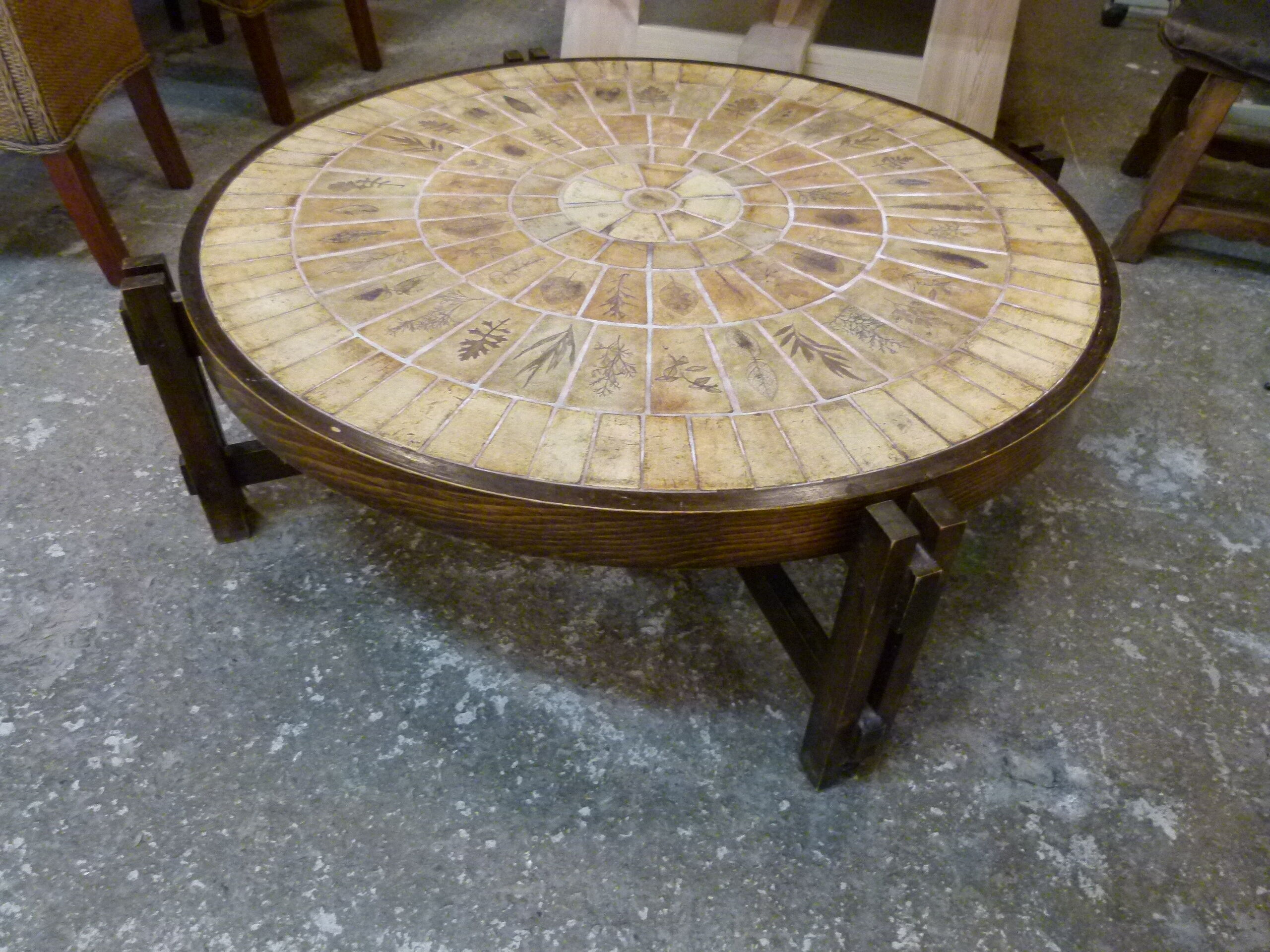 Ceramic coffee table XXth