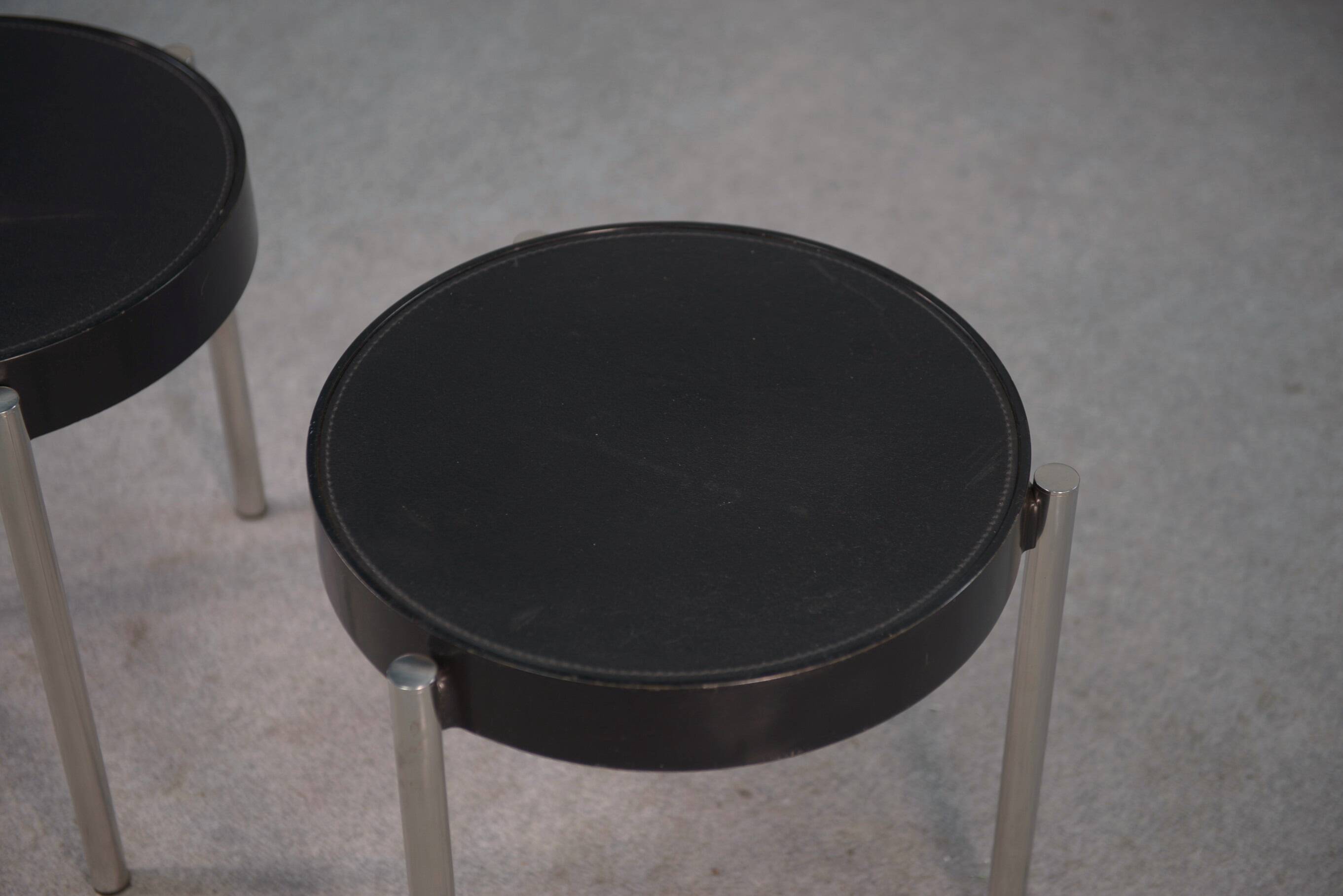 Pair of side tables by Tavolino Brighella for Zanotta 1980s