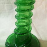Set of 6 blown glass candle holders