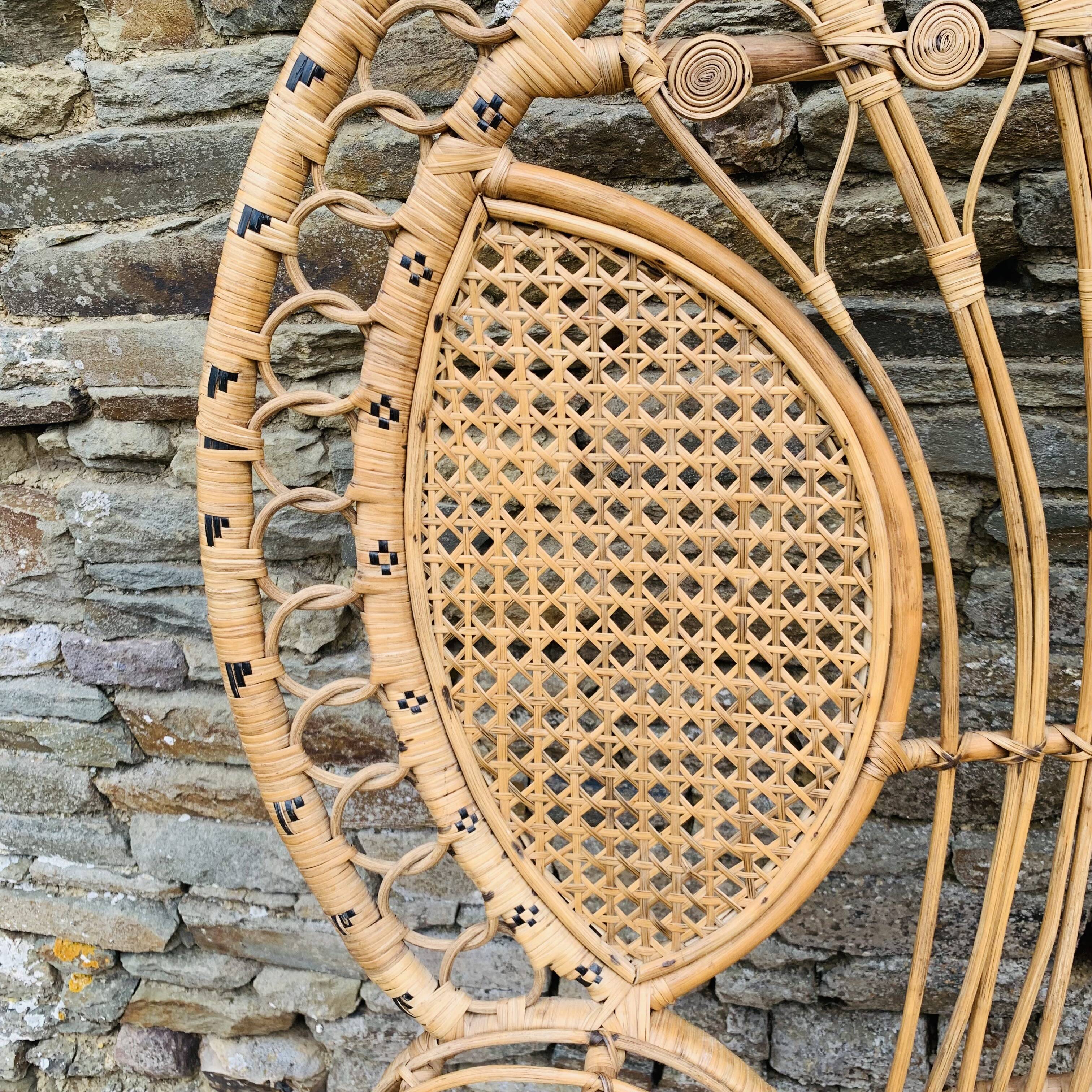 Fauteuil Emmanuel en rotin et osier naturel