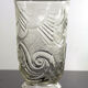 Vase verre pressé