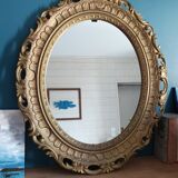 Mirror oval frame 57x65cm