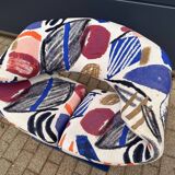 Artifort Ribbon chair by Pierre Paulin, Pierre Frey: The Painter's Canvas