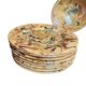 15-piece Provençal ceramic tableware and salad bowl set from the 20th century.