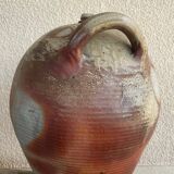 XXL Stoneware Jar Puisaye Antique 19th Century French Crafts