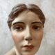 Buste de femme en platre