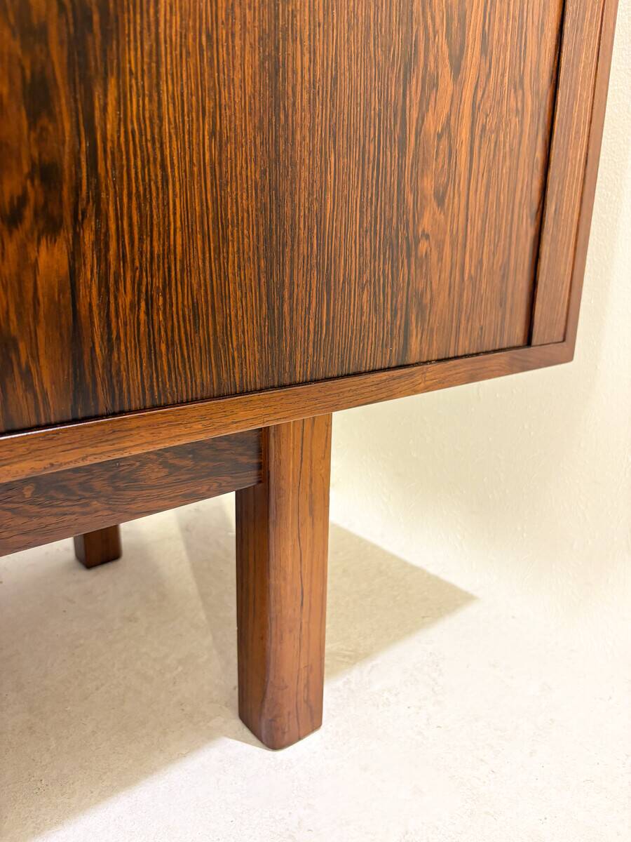 Mid-Century Modern Low Sideboard With Sliding Doors, Italy, 1960s