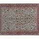 Vintage Turkish handmade rug 210x292 cm