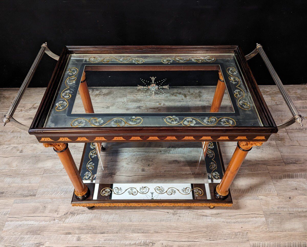 Serving italian design trolley of the 70s