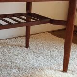 Scandinavian coffee table circa 1960 - by F. Ohlsson in teak (model Sesam, brand Tingstrom)