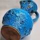 Mud amphora fat lava sea foam, Vallauris, vintage, 35 cm